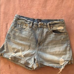High rise shorts